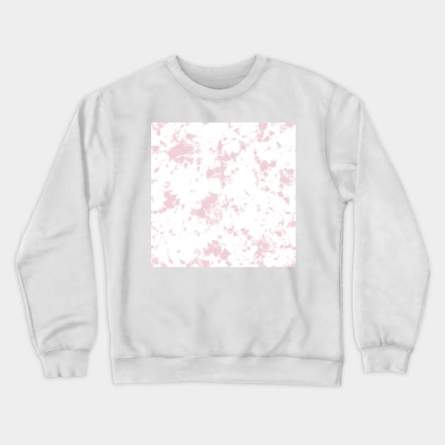 Cotton Candy pink and white marble - Tie-Dye Shibori Texture Crewneck Sweatshirt by marufemia